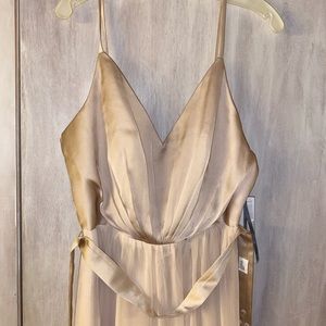 Charmeuse and Chiffon Bridesmaid Dress